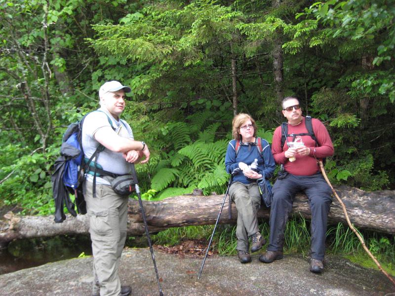 PemiHike-D (12).JPG - Tim, Kathy and Brian watching the river.